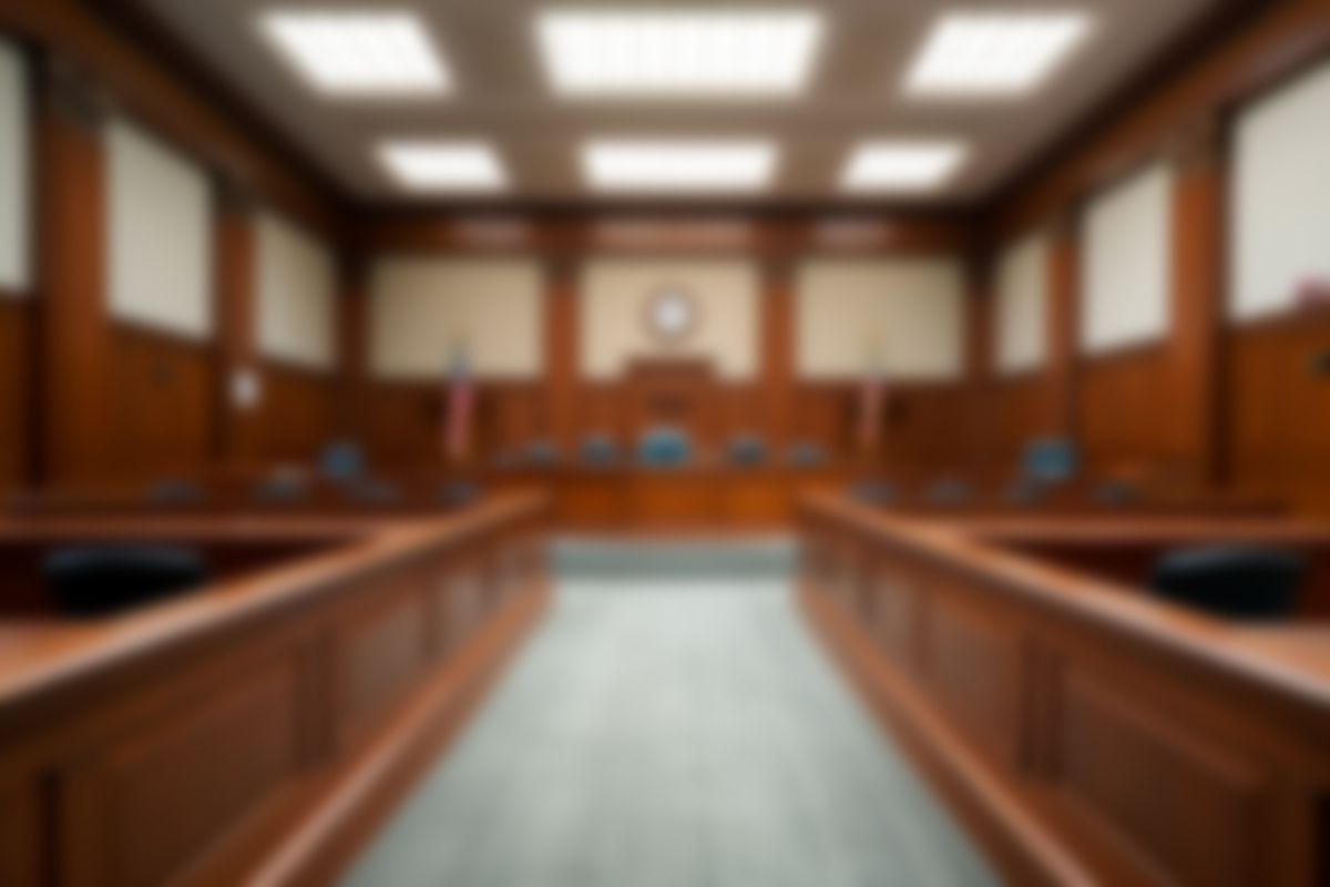 a courtroom